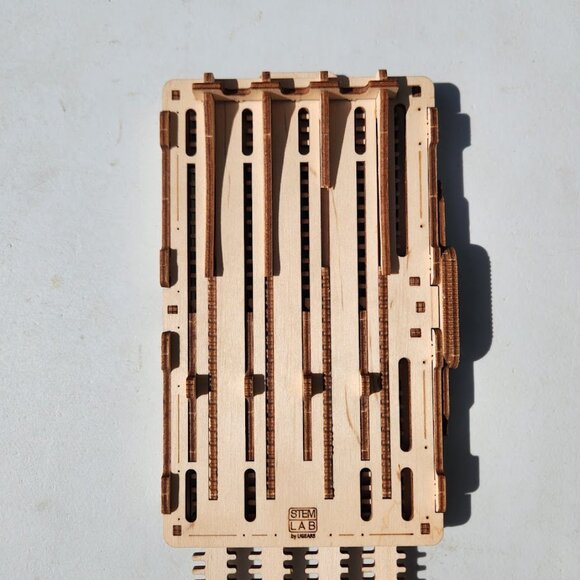 UGEARS STEM Lab 3D Addition Subtraction Math Fidget Toy Calculator Wooden Ukrain - Picture 6 of 11